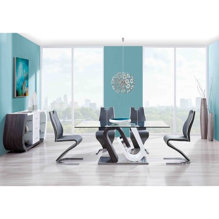 Global Furniture Usa Contemporary Brushed D4127Ndt + D4127Ndc 2820